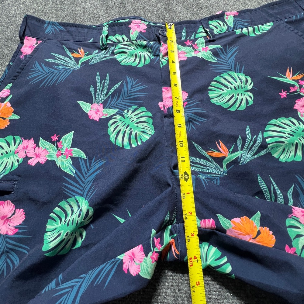 Birdie Bound Mens Tropical Hawaiian Golf Shorts Blue Size 44 Like Loudmouth - Picture 6 of 14